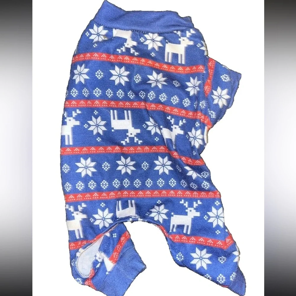 Dog One Piece  Holiday Pattern Small